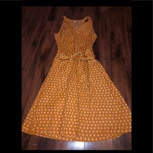 a new day Orange Checkered Dress